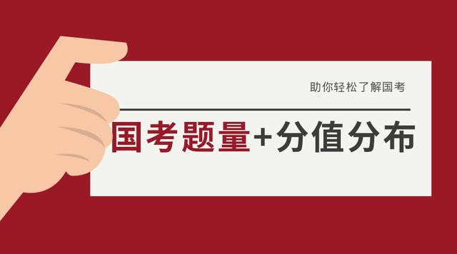 2019年國家公務(wù)員考試，行測分值分布表匯總！