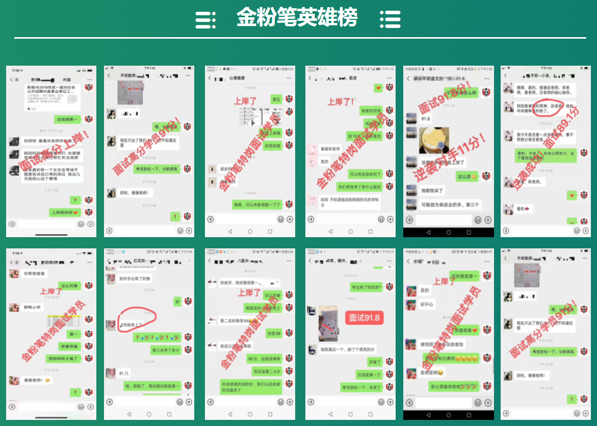 貴陽中小學(xué)、幼兒教師招聘成功上岸學(xué)員